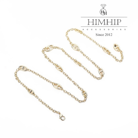 Dây Lưng HimHip Xích HKCC Bản Nhỏ Sang Trọng 110.5cm