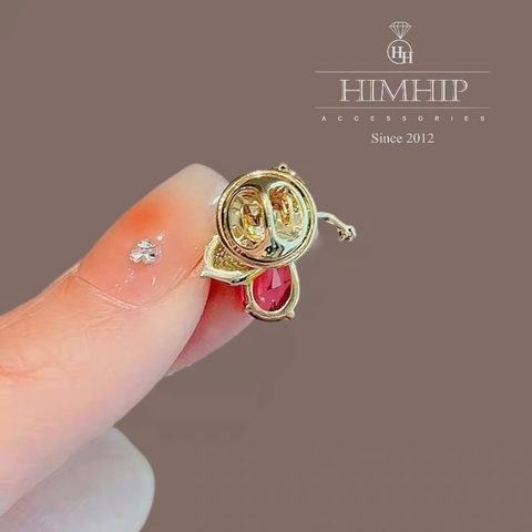 Pin Cài Cúc Hình Con Ong Thợ Đáng Yêu 1.5*1.6cm