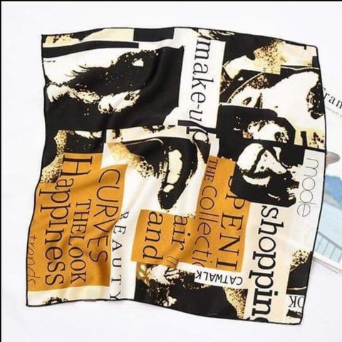 Set Quà Tặng Khăn Lụa Vuông Khổ 50 Kèm Cài Áo - 11 (giá đã bao gồm túi hộp, không kèm thiệp)