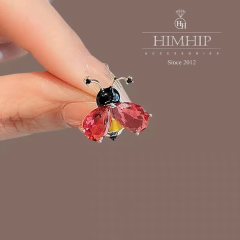 Pin Cài Cúc Hình Con Ong Thợ Đáng Yêu 1.5*1.6cm