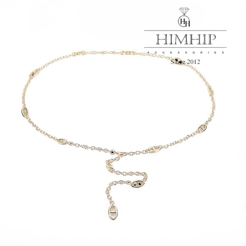 Dây Lưng HimHip Xích HKCC Bản Nhỏ Sang Trọng 110.5cm