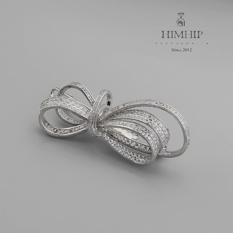 Kẹp Mái HimHip HKCC Cuộn Nơ Phale 2.6x7cm