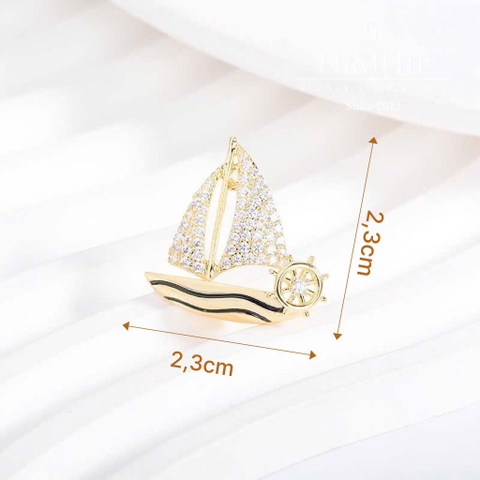 Set Quà HimHip Khăn Tuban Lụa Dài & Cài Áo Kèm Túi Hộp Thiệp - 519