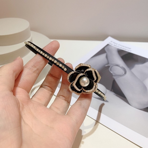 Bờm HimHip Charm Hoa Hồng Viền Trai Mix Phale Sang Trọng 0.7cm