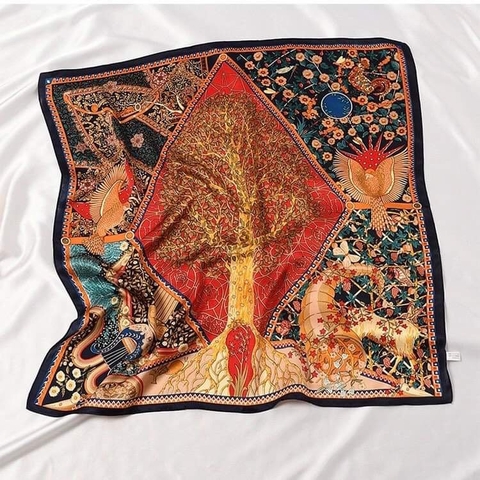 Khăn Lụa Cao Cấp HimHip 65x65cm Khăn Quàng Quà Tặng Khăn