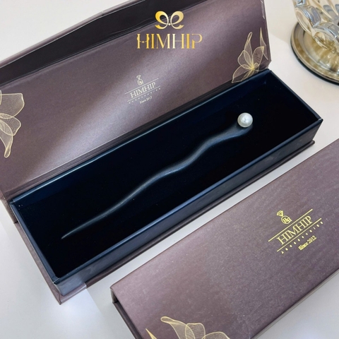 Trâm Cài Tóc HimHip Nguyệt Mộc Châu 14,5x1.3cm Kèm Hộp Phụ Kiện Áo Dài