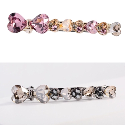 Kẹp Bấm HimHip HKCC Đính Phale Trái Tim Sang Trọng 0.7x7cm