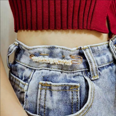 Trâm, Ghim Cài Kim Băng HimHip Kết Đá Nhỏ Sang Trọng HKCC Đính Hạt Cườm 5.5-7.5cm