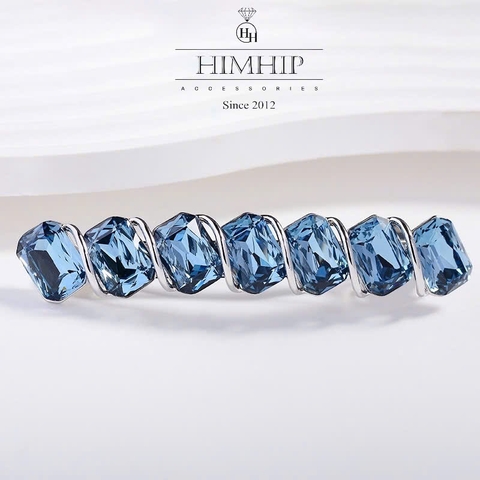 Kẹp Bấm HimHip HKCC Hàng Đá Phale Phối Xoắn Hợp Kim Cao Cấp 8.5*1.8cm