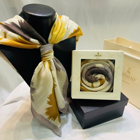 Set Quà HimHip Khăn Viscose  90x90cm Kèm Túi Hộp Thiệp - 1036