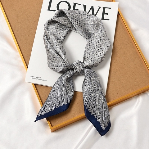 Khăn Lụa Cao Cấp HimHip 65x65cm Khăn Quàng Quà Tặng Khăn - 34