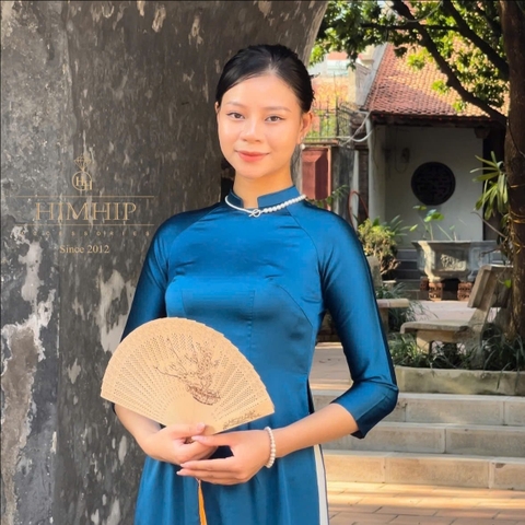 [Thiết kế] Vòng Cổ HimHip Tinh Thể Ngọc Trai 4.6.8Li Mix Khóa Bạc 925 39-41cm Phụ Kiện Áo Dài