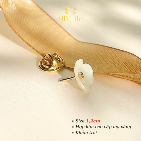 [Thiết Kế] Pin Cài Cúc HimHip HKCC Hoa Đơn Sally Holmes 1.2cm