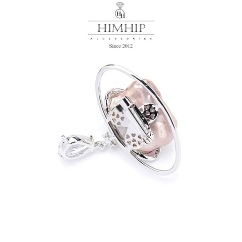 Trâm, Ghim Cài Áo Himhip Vũ Trụ Quý Phái HKCC Phối Trai Dị 4*4,5cm
