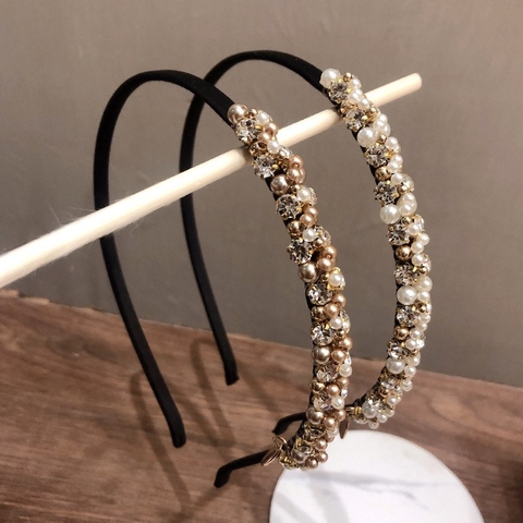 Bờm HimHip Dáng Mảnh Kết Đá Trai Nhỏ Sang Trọng 1cm