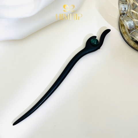 Trâm Cài Tóc HimHip Hàm Bích Thủy 17.7x2cm Kèm Hộp Phụ Kiện Áo Dài