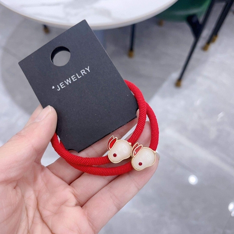 Dây Cột Tóc HimHip Hình Con Thỏ Đáng Yêu 5cm