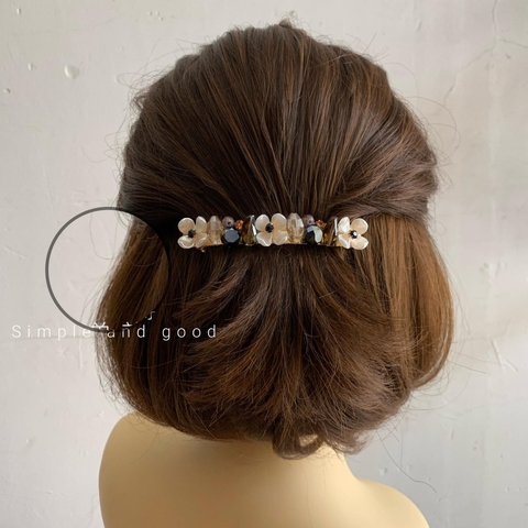 Kẹp Bấm HimHip Mix Hoa Trai Sang Trọng 1.5x9cm