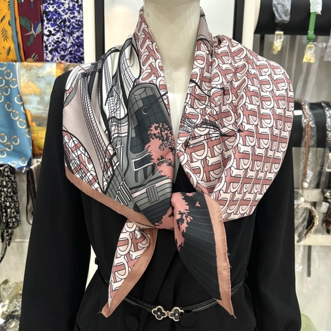 Khăn Lụa Cotton Khổ Vuông 90*90cm - 44