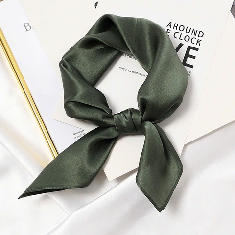 Set Quà HimHip 20/11 Khăn Lụa Cao Cấp 53*53cm & Cài Áo, Khuyên Tai Kèm Túi Hộp Thiệp - 977