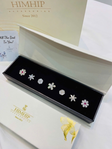 Set Quà Tặng HimHip Cài Áo Kèm Túi Hộp Thiệp - 827