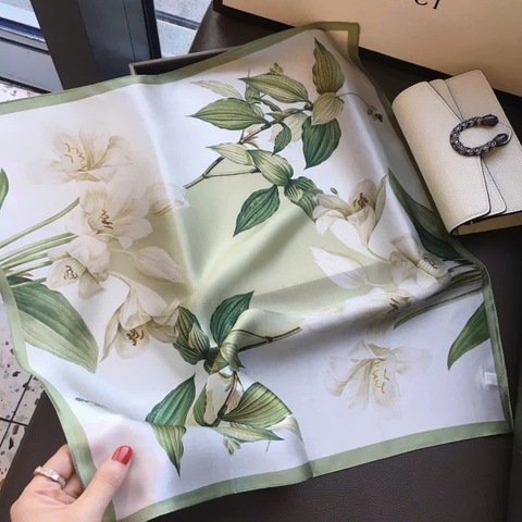 Khăn Lụa Cao Cấp HimHip 53x53cm Khăn Quàng Quà Tặng Khăn - 58