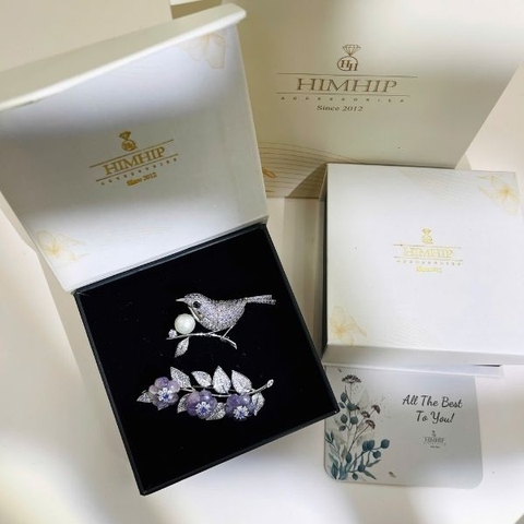 Set Quà HimHip Cài Áo Kèm Túi Hộp Thiệp - 279