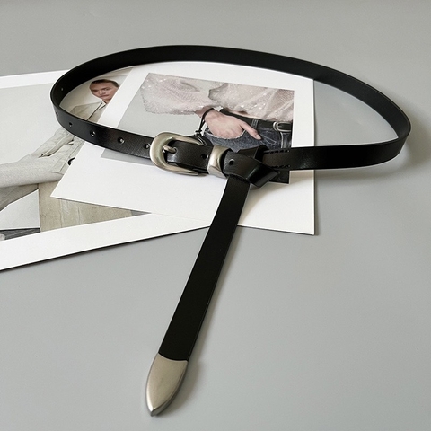 Dây Lưng HimHip Da Miếng Khoá Vuông Đơn Giản 2x109cm