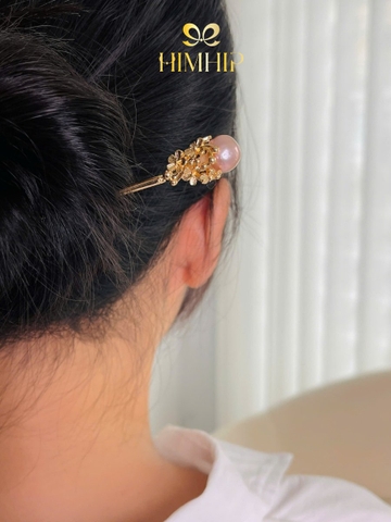 Trâm Cài Tóc HimHip HKCC Nụ Ngàn Hoa 15cm Kèm Hộp Phụ Kiện Áo Dài