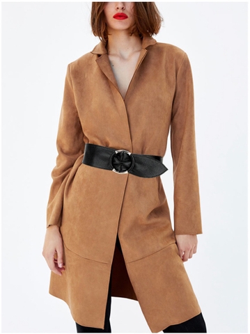 Dây lưng da miếng 1mặt khoá tròn sang trọng 5.2-6.6*98cm