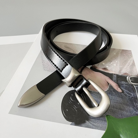 Dây Lưng HimHip Da Miếng Khoá Vuông Đơn Giản 2x109cm