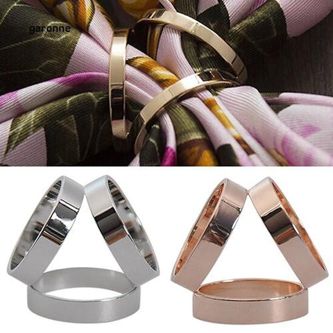 Cài Khăn 3 Chấu HimHip Size To Dáng Trơn Đơn Giản HKCC 2.5cm