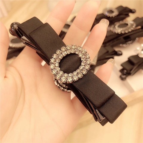 Kẹp Móc Dọc HimHip Composite Nơ Đá Thanh Lịch 1.5x9cm