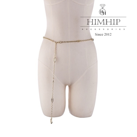 Dây Lưng HimHip Xích HKCC Bản Nhỏ Sang Trọng 110.5cm