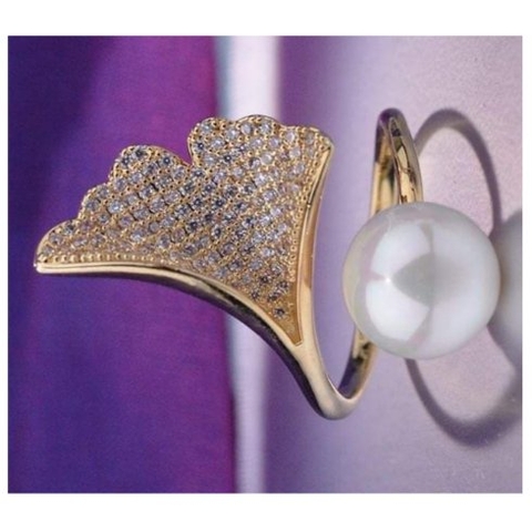 Cài Khăn Ống HimHip Size To Lá Rẻ Quạt Thanh Lịch HKCC Mix Trai 3cm