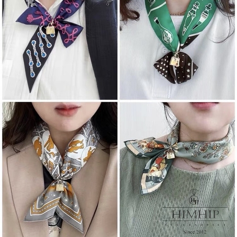 Cài Khăn Ống HimHip Size Nhỏ Hình Túi Xách Sang Trọng 1.7x4cm