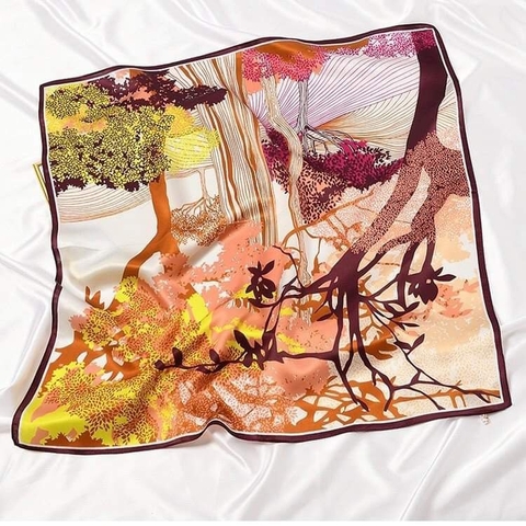 Khăn Lụa Cao Cấp HimHip 65x65cm Khăn Quàng Quà Tặng Khăn