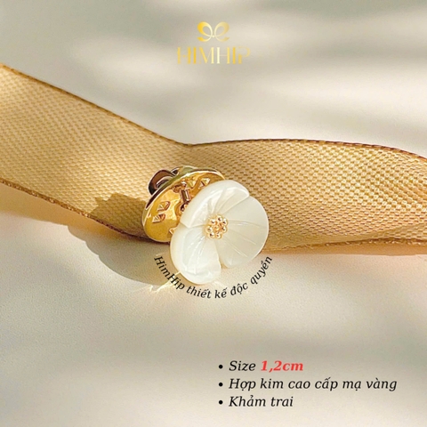 [Thiết Kế] Pin Cài Cúc HimHip HKCC Hoa Đơn Sally Holmes 1.2cm