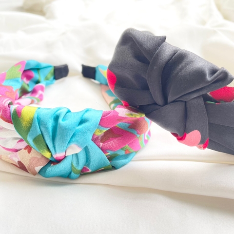 Bờm HimHip Phối Vải Hoa Nhiều Màu Thanh Lịch 4cm