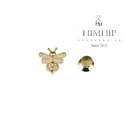 Pin Cài Áo HimHip Ong Chích Đáng Yêu HKCC Đính Phale 1,8*1,5cm