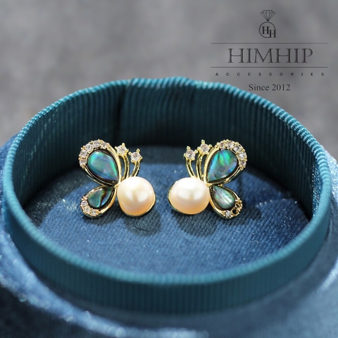 Set Quà HimHip Cài Áo & Khuyên Tai Kèm Túi Thiệp - 843