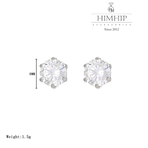 Set Quà 8/3 HimHip Khuyên Tai, Cài Áo & Kẹp Mái Kèm Túi Hộp Thiệp - 1172
