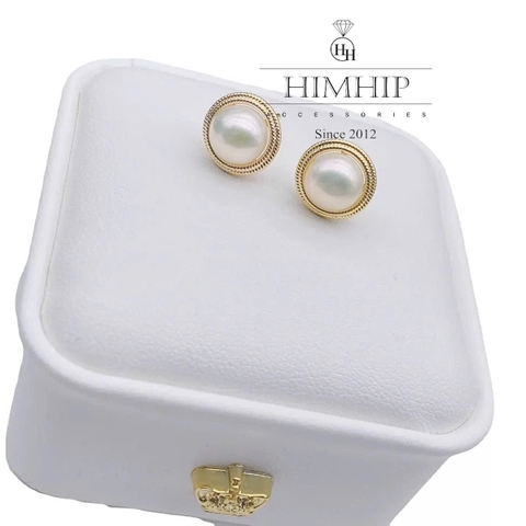 Set Quà 8/3 HimHip Khuyên Tai & Cài Áo Kèm Túi Hộp Thiệp - 265