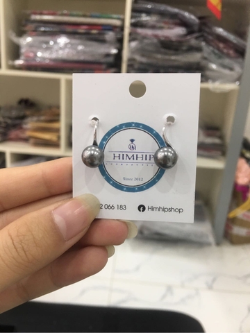 Set Quà Tết HimHip Yên Ngọc Thanh Đình (Dây Chuyền, Khuyên, Nhẫn Tinh Thể Trai 8Ly, Cài Áo Chuồn)