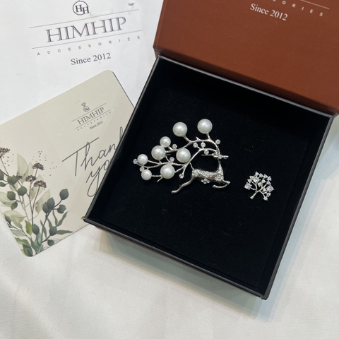 Set Quà Noel HimHip Cài Áo Kèm Túi Hộp Thiệp - 478