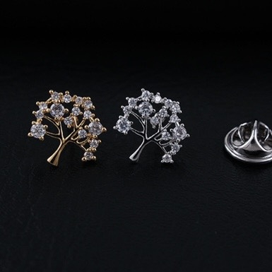 Pin Cài Áo HimHip Cây Nhỏ Đáng Yêu HKCC Đính Phale 1.5cm