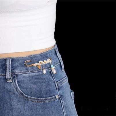 Trâm, Ghim Cài Kim Băng HimHip Hoa Kết Trai Thanh Lịch HKCC Mix Trai 1.5x7cm