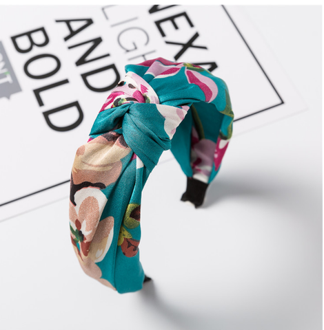 Bờm HimHip Phối Vải Hoa Nhiều Màu Thanh Lịch 4cm