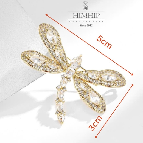 Set Quà HimHip Khăn Lụa Cao Cấp 53*53cm & Cài Áo Kèm Túi Hộp Thiệp - 937