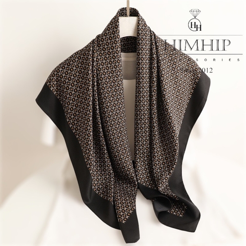 Khăn Lụa Cotton Khổ Vuông 90*90cm - 50